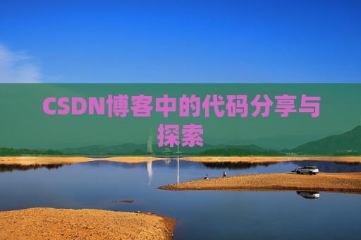 CSDN博客中的代码分享与探索